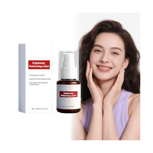Lotion éclaircissante et feuchtigkeitsspendende pour le visage - Strahlungs-Feuchtigkeitscreme quotidienne pour les peaux ter...