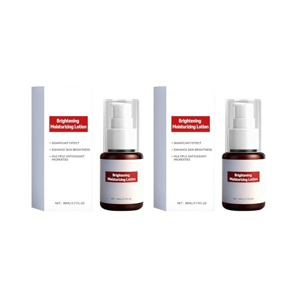 Lotion éclaircissante et feuchtigkeitsspendende pour le visage - Strahlungs-Feuchtigkeitscreme quotidienne pour les peaux ter...