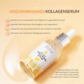 P-Beauty Sérum pour le visage au collagène et à lacide hyaluronique - Sérum au collagène pour une peau plus ferme avec vitam ...