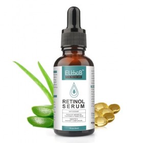 P-Beauty Sérum au rétinol pour le visage - 30 ml - Sérum visage à la vitamine E et à lacide hyaluronique - Anti-âge - Anti-r ...