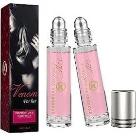 2Pcs Venom Love Cologne, Phéromones Desire,Parfum à Bille,Lure Pheromone Perfume,Huile De Parfum Infusée Phéromones, Venom Lo