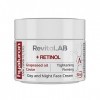 RevitaLAB - Hyaluron - Crème de jour et de nuit anti-âge, enrichie en rétinol, caviar et raisins rouges, pour personnes de 50