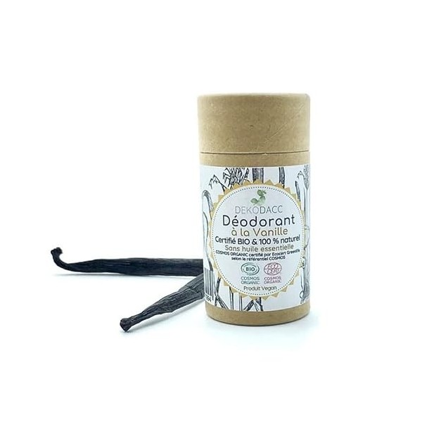 Déodorant stick Bio à la Vanille - 40 ml