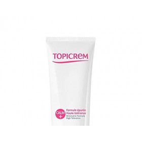 Topicrem - CALM+ Fluide Apaisant Hydratant - Peaux Sensibles et Réactives, Adultes et Adolescents - Hydrate 24h, Apaise la Pe...