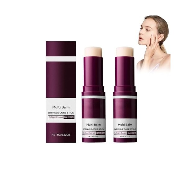 Bâton Hydratant Pour Le Facial, Hydrater Avant Le Maquillage, Anti-Wrinkle Stick Hydratant Pour Le Visage, Pour Les Soins Du 
