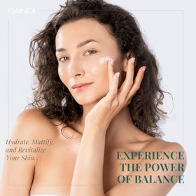 Bandi - Crème Hydratante Visage Peau Grasse Matifiante Réduit Sébum et Imperfections Régénère la Barrière Cutanée avec Allant...
