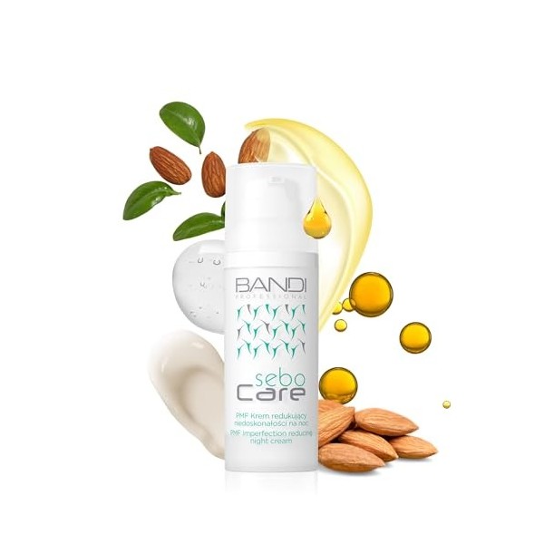 Bandi - Crème Hydratante Visage Peau Grasse Matifiante Réduit Sébum et Imperfections Régénère la Barrière Cutanée avec Allant...