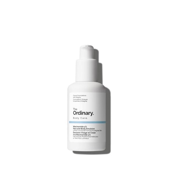The Ordinary Émulsion Visage et Corps à la Niacinamide 5%, Correcteur des taches brunes et du teint, 100 ml
