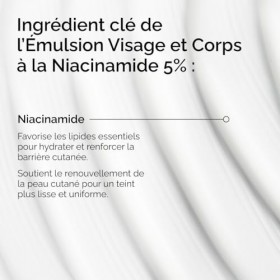 The Ordinary Émulsion Visage et Corps à la Niacinamide 5%, Correcteur des taches brunes et du teint, 100 ml