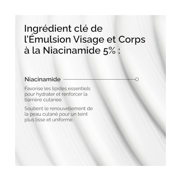 The Ordinary Émulsion Visage et Corps à la Niacinamide 5%, Correcteur des taches brunes et du teint, 100 ml