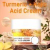 Turmeric Kojic Acid Face Cream - Lotion éclaircissante pour la peau tourmerique naturelle pour le visage et le corps, crème a