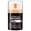 LOréal Men Expert Crème hydratante anti-boutons pour le visage avec vitamine B3 et minéral volcanique, pur carbone, 1 x 50 m
