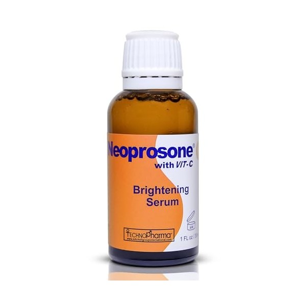 Neoprosone, Sérum à la Vitamine C pour le Visage | 1 Fl oz / 30ml | Sérum Éclaircissant Pour Cernes, Rides | avec Alpha Arbut