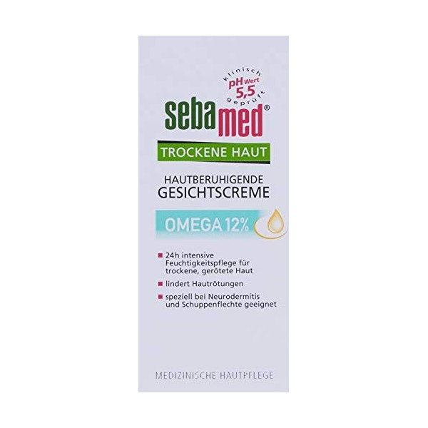 Sebamed für trockene Haut Omega 12% Gesichtscreme, 50 ml Crème