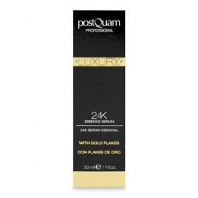 Postquam - Sérum Luxury 24K Essence 30 ml - Traitement Anti-Âge avec Or Colloïdal - Sérum Facial avec Acide Hyaluronique pour...