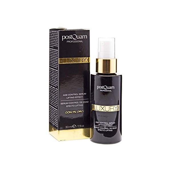 Postquam - Sérum Luxury 24K Essence 30 ml - Traitement Anti-Âge avec Or Colloïdal - Sérum Facial avec Acide Hyaluronique pour...