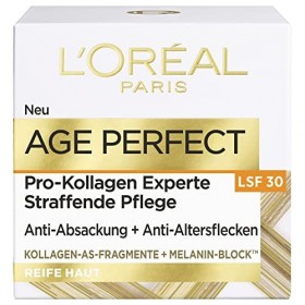 LOréal Paris Age Perfect Pro Collagène Expert Soin raffermissant SPF 30 avec collagène et bloc de mélanine, anti-affaiblisse ...