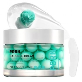 PDRN Cream Capsule, PDRN Crème Visage, Creme Visage Hydratante avec pdrn, Hyaluronic Acid et Multiple Peptides, Nourrit en Pr