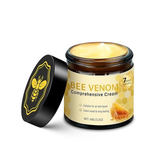 Crème complète de venin dabeille, crème de venin dabeille, crème de poison dabeille pour tous les types de peau