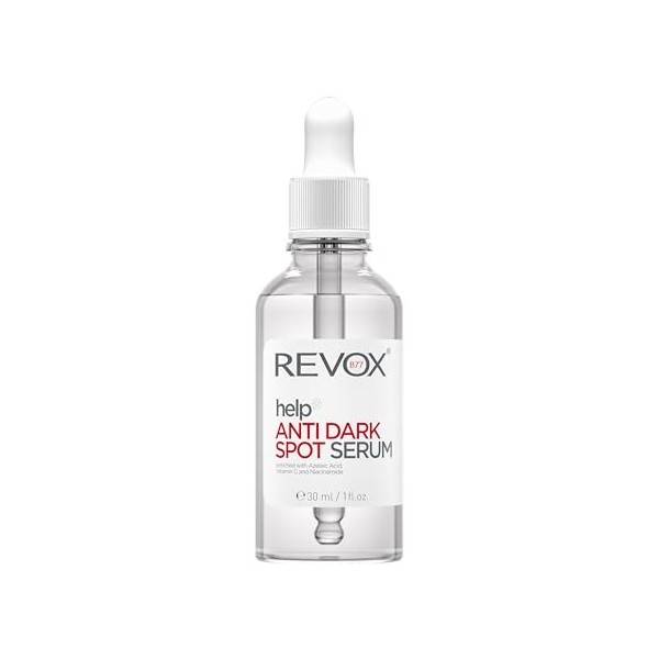 REVOX B77 - Sérum Anti-Taches, 30 ml, Réduit Et Prévient Les Taches Brunes, Minimise Les Cicatrices DAcné Pigmentées, Unifie