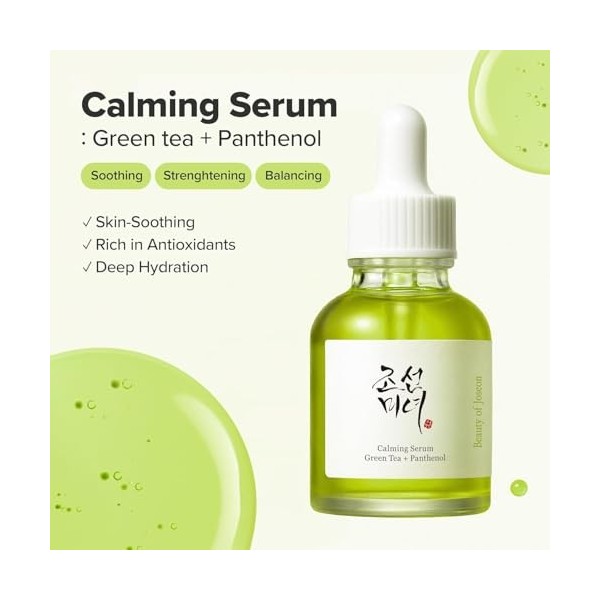 Beauty of Joseon Serum Line Sérum Calmant Thé vert+Panthénol