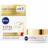 NIVEA VITAL SOJA Crème de jour protectrice SPF 30 pour peaux matures à lextrait naturel de soja Crème de jour SPF contre les