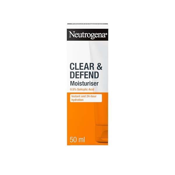Neutrogena Spot Controlling Crème hydratante à 0,5 % dacide salicylique 1 x 50 ml Crème hydratante pour le visage pour les
