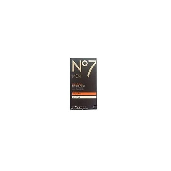 No7 Men Energizing Supercharge Soin Quotidien Sensible 50 ml.