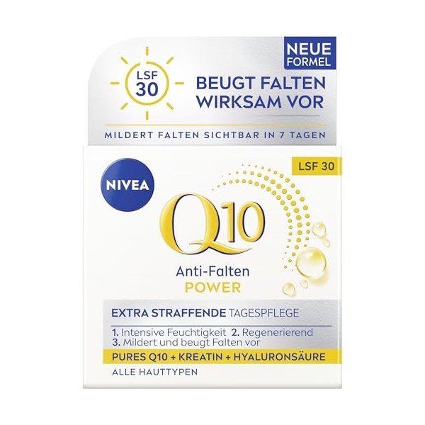 NIVEA Q10 Soin de jour raffermissant anti-rides SPF30 50 ml