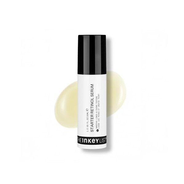 The INKEY List Starter Dual Retinol Serum 30ml, 0.5% Amisol Trio & 0.2% Symrelief, Gentle Skin Renewal, Smooths Fine Lines, H