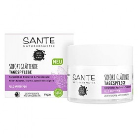 SANTE Naturkosmetik Soin de jour lissant immédiat - Hyaluron naturel et paracresse