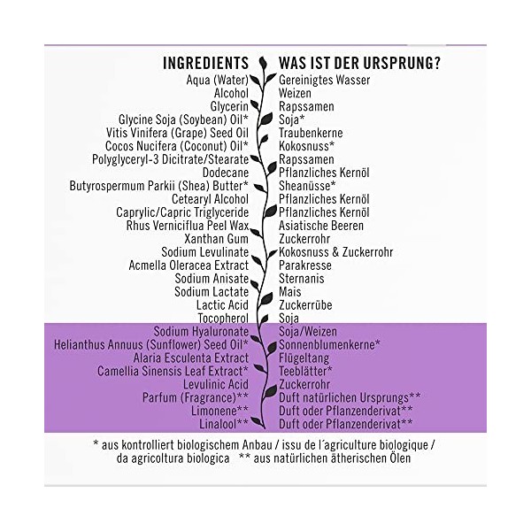 SANTE Naturkosmetik Soin de jour lissant immédiat - Hyaluron naturel et paracresse