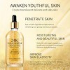 24k Gold Serum for Face, Skin Moisturizing Anti-Aging Anti-Redness Acne Treatment Essence Cream for Dark Spots & Fine Lines, 