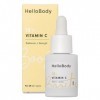 HelloBody Booster Serum VITAMINE C 10% 15 ml – Soin visage hydratant intense – Serum visage pour tous les types de peau – C