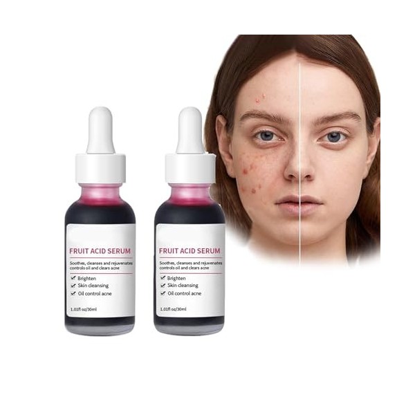 Pemarlis 2PCS Sérum éclaircissant pour éliminer les taches foncées, huile sérum corrective pour le visage et le corps pour le