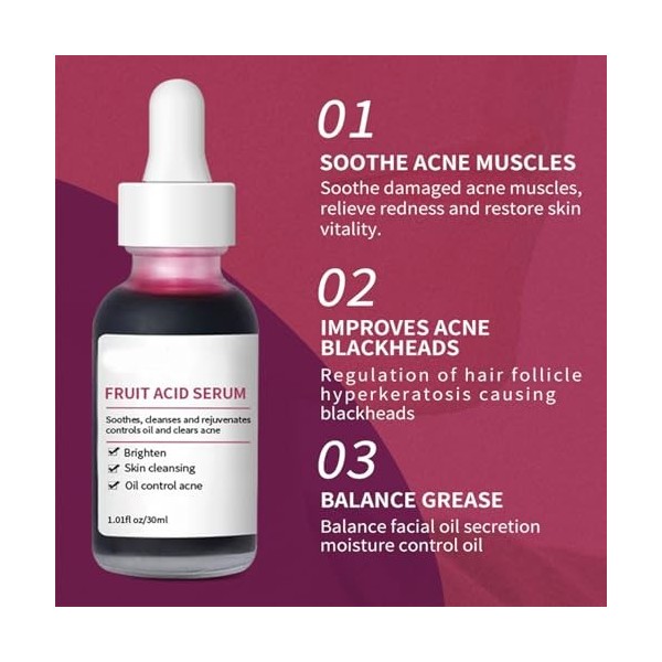 Pemarlis 2PCS Sérum éclaircissant pour éliminer les taches foncées, huile sérum corrective pour le visage et le corps pour le