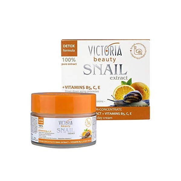 VB CREAM-CONCENTRATE WITH SNAIL EXTRACT + VITAMINS B5, C and E 50ml Crème Jour et Nuit