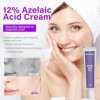 Sérum à Lacide Azélaïque 12%,Cream Azelaic Acid,Crème Dessence pour le Visage à Lacide Azélaïque 12%,Crème de Soin et de R