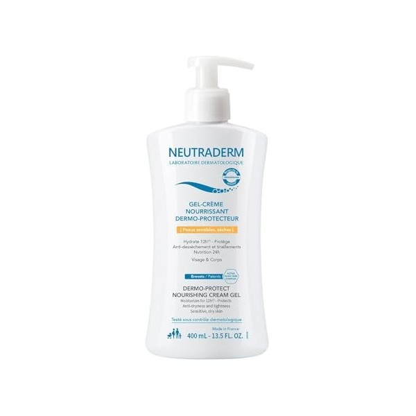 Neutraderm Gel-Crème Nourrissant Dermo-Protecteur 400 ml Crème Jour et Nuit
