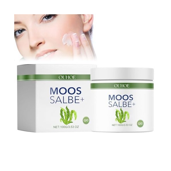 100G Pommade à La Mousse Plus, Crème à La Mousse pour Les Rides du Visage, Pommade à La Mousse Réparatrice Active de La Peau,