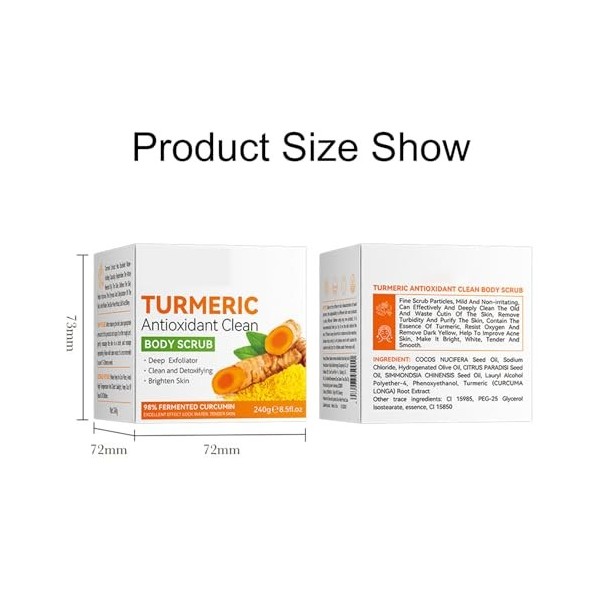 Crème Éclaircissant Curcuma Visage,Crème Hydratante Curcuma Visage,Crème Anti-Rides Curcuma,Crème Anti-âge Curcuma,Crème Répa