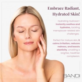 Bandi Hydrosol Hydratant Fleurs Géraniums Soin Anti-Âge Femme Menopause Éclat Élasticité Apaisant Rougeurs Sensibilité Régéné