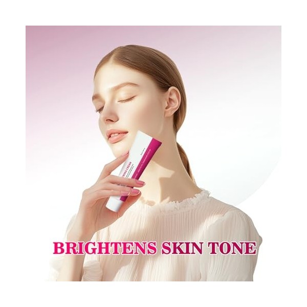 Arbutin 7% + TXA 4% Creme, Dark Spot Glow Cream, Crème pour le visage