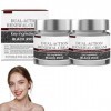 Biancat KeraErase Lot de 2 crèmes régénérantes à double action hydratante naturelle Biancat noir et blanc Crème de riz pour a