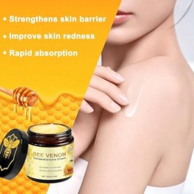 Lot de 2 crèmes régénératrices de la peau au venin dabeille - Crème complète - Pommade au poison dabeille - Pour tous les t