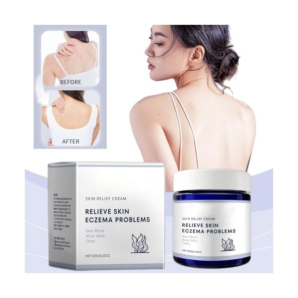 Crème Apaisante Naturelle Pour Locéan, Crème Apaisante Pour Le Visage, Lotion Douce Et Hydratante, Pour Peaux Sensibles Et S