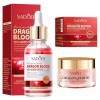 2 Pièces Crème de Sang de Dragon, Crème Anti-Rides pour le Visage + Sérum de Sang de Dragon, Retinol dragon Cream, Dragons B ...