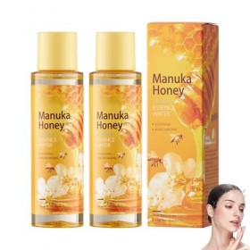 Lot de 2 sérums deau au miel, 130 ml x 2, hydratant et nourrissant, apaise la peau et donne un teint éclatant