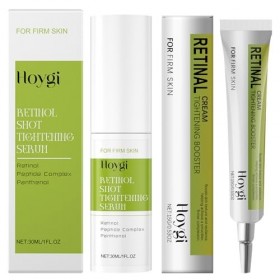 2Pcs Retinol Tightening Booster,Retinal Shot Raffermissant,Retinol Serum Visage,Raffermissants Retinal Shot,Hydratant Rafferm