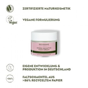 Bio : Vegane Hydro Sensitive Crème pour le visage